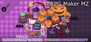 RPG Maker MZ - Plue's Cute Fantasy Worlds - Magic Days & Scary Nights banner