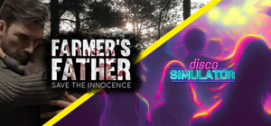 Disco Simulator and Farmer's Father banner