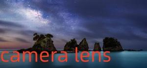 camera lens banner