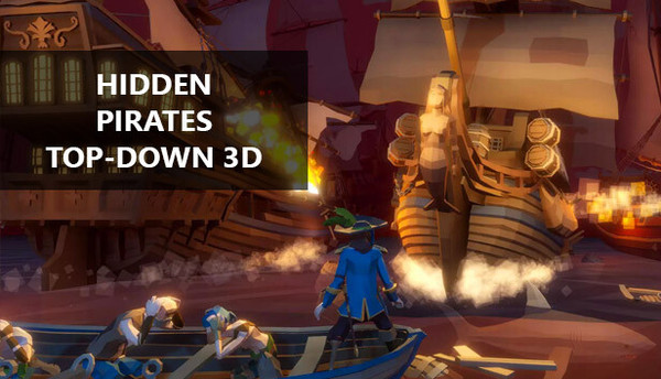 Hidden Pirates Top-Down 3D
