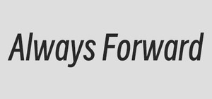 Always Forward banner