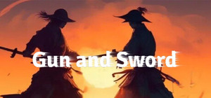 Gun and sword banner