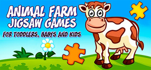 Animal Farm Jigsaw Games for Toddlers, Babys and Kids banner