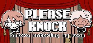PLEASE KNOCK -before entering my room banner