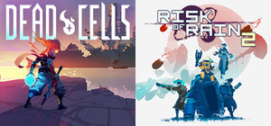Risk of Rain 2 x Dead Cells banner