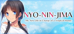 NYO-NIN-JIMA -My New Life in Charge of a Tropical Island banner