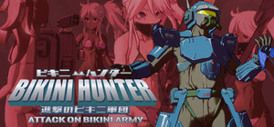 Bikini Hunter Attack on Bikini Army banner