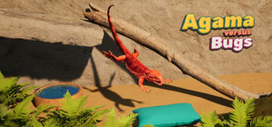 Agama versus Bugs banner