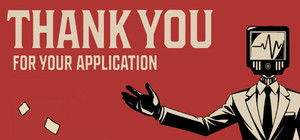 Thank You For Your Application banner