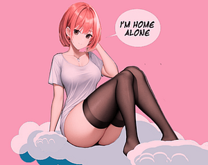 She is Home Alone banner