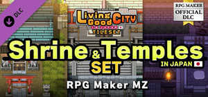 RPG Maker MZ - SERIALGAMES Living Good City Tileset - Shrine and Temples SET banner