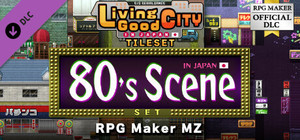 RPG Maker MZ - SERIALGAMES Living Good City Tileset - 80's Scene SET banner