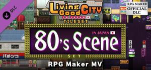 RPG Maker MV - SERIALGAMES Living Good City Tileset - 80's Scene SET banner