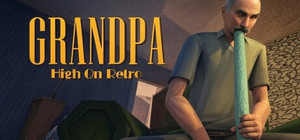 Grandpa High on Retro banner