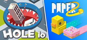 Hole io + Paper io 2 banner