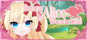 Bunny Alice in Wonderland banner