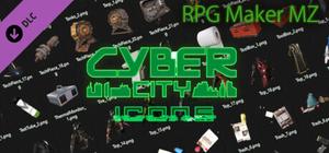 RPG Maker MZ - CyberCity Icons banner
