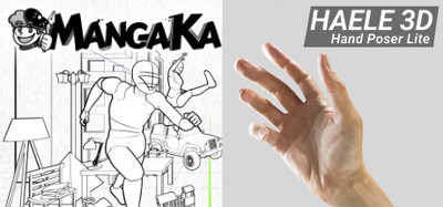Drawing References: MangaKa & Hand Poser Lite