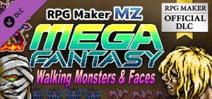 RPG Maker MZ - MEGA FANTASY Walking Monsters and Faces banner