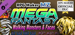 RPG Maker MZ - MEGA FANTASY Walking Monsters and Faces banner