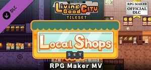 RPG Maker MV - SERIALGAMES LivingGoodCity Tileset - Local Shops Set banner