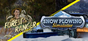 Snow Plowing with Forest banner
