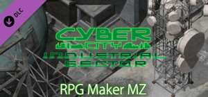 RPG Maker MZ - CyberCity Industrial Sector Tiles banner