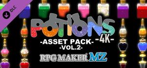 RPG Maker MZ - Potions Asset Pack 4K Vol 2 banner