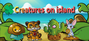 Creatures on island banner