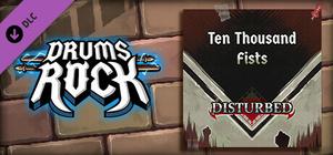 Drums Rock: Disturbed - 'Ten Thousand Fists' banner