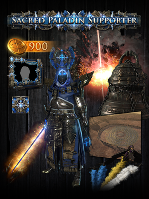 Sacred Paladin Supporter Pack banner