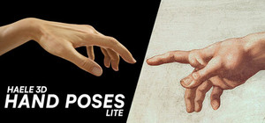 HAELE 3D - Hand Poses Lite - Drawing References banner