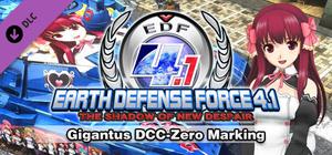 EARTH DEFENSE FORCE 4.1 - Air Raider Weapons: Gigantus DCC-Zero Marking banner