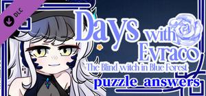 Days with Evraco: The Blind witch in Blue Forest-puzzle answers banner