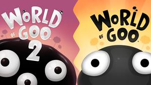 World of Goo 2 + World of Goo 1 banner