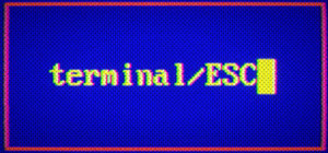 Terminal ESC banner