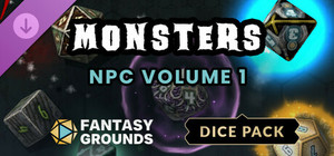 Fantasy Grounds - Monsters NPC Dice Pack Volume 1 banner