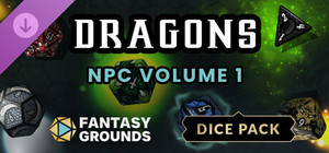 Fantasy Grounds - Dragons NPC Dice Pack Volume 1 banner