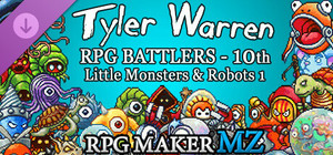 RPG Maker MZ - Tyler Warren RPG Battlers - 10th - Little Monsters and Robots 1 banner