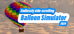 Endlessly side-scrolling Balloon Simulator 2024 banner