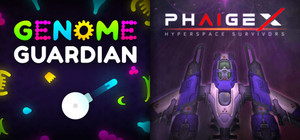 Roguelike Survivors: 🦠 Genome Guardian × PhaigeX: Hyperspace Survivors ❌ banner