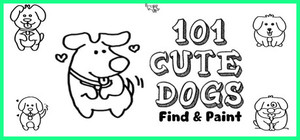 101 Cute Dogs: Find & Paint banner