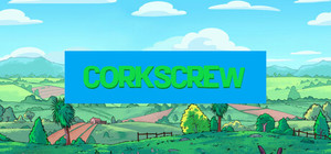 Corkscrew banner