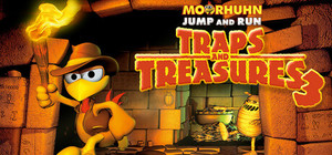 Moorhuhn Jump and Run 'Traps and Treasures 3' banner