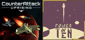 Space Roguelites - Power of Ten x CounterAttack: Uprising banner