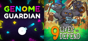 Roguelike Bullet Hell Shooters: 🔬 Genome Guardian × 9 Lives to Defend 🐱 banner