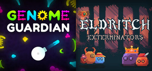 Roguelike Survivor Shooters: 🔬 Genome Guardian × Eldritch Exterminators 👑 banner