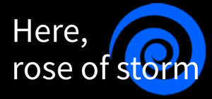 Here, rose of storm banner