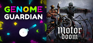 Roguelite Horde Shooters: 🔬 Genome Guardian × Motordoom 🏍 banner