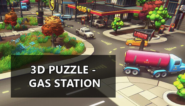 3D PUZZLE - Gas Station